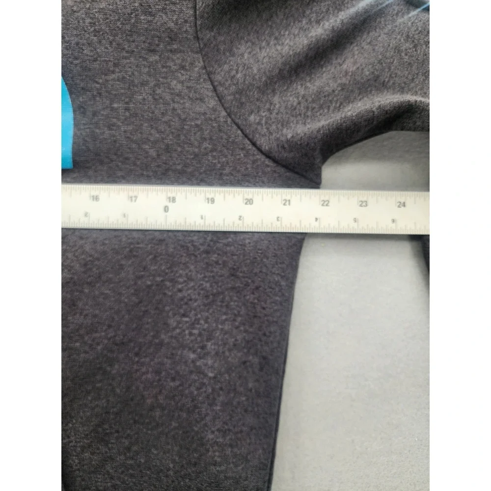 The North Face Mens Hoodie Gray Graphic Logo Pullover Sweatshirt Medium Gorpcore